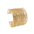 Gold Color Open Cuff Bracelets Bangle for Womens Men Vintage Multilayer Hollow Out Bracelet Hand Jewelry