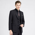 Men's Plus Size Breathable Wedding Blazers Business Formal Workwear Interview Suit Jacket