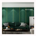 Self Adhesive Fabric Linen Textured Wallpaper Foam 3d Foam Heat Insulation Wall Panel Sticker for Bedroom