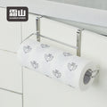 SHIMOYAMA Kitchen Paper Roll Holder Paper Towel Holder Non-perforated Under Cabinet and Wall Mounted Storage Rack