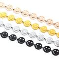 Vacuum Fashion Gold Smiling Face Stainless Steel Chain Jewelry for Diy Necklace Bracelet for Jewelry Making