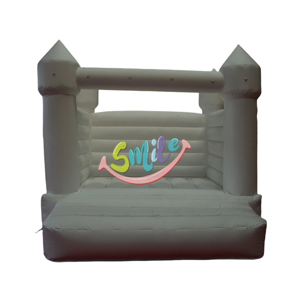 Mini Inflatable Bouncer Kids Inflatable Castle White Bounce House Wedding Bouncy Castle Toddler Bounce House