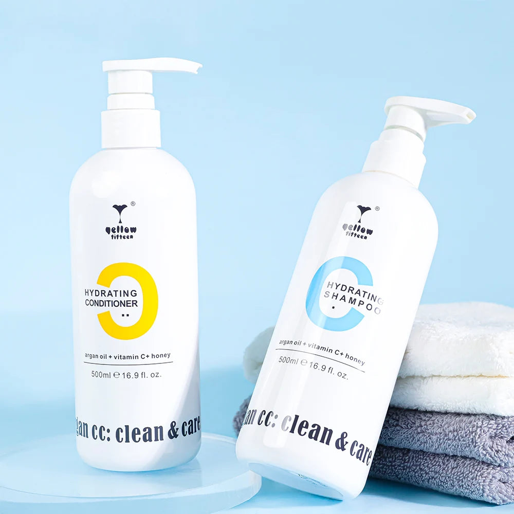 Customized Organic Natural Hair Care Products Luxurious Softness Hydrating Shampoo & Conditioner Moisturizing & Anti-Dandruff