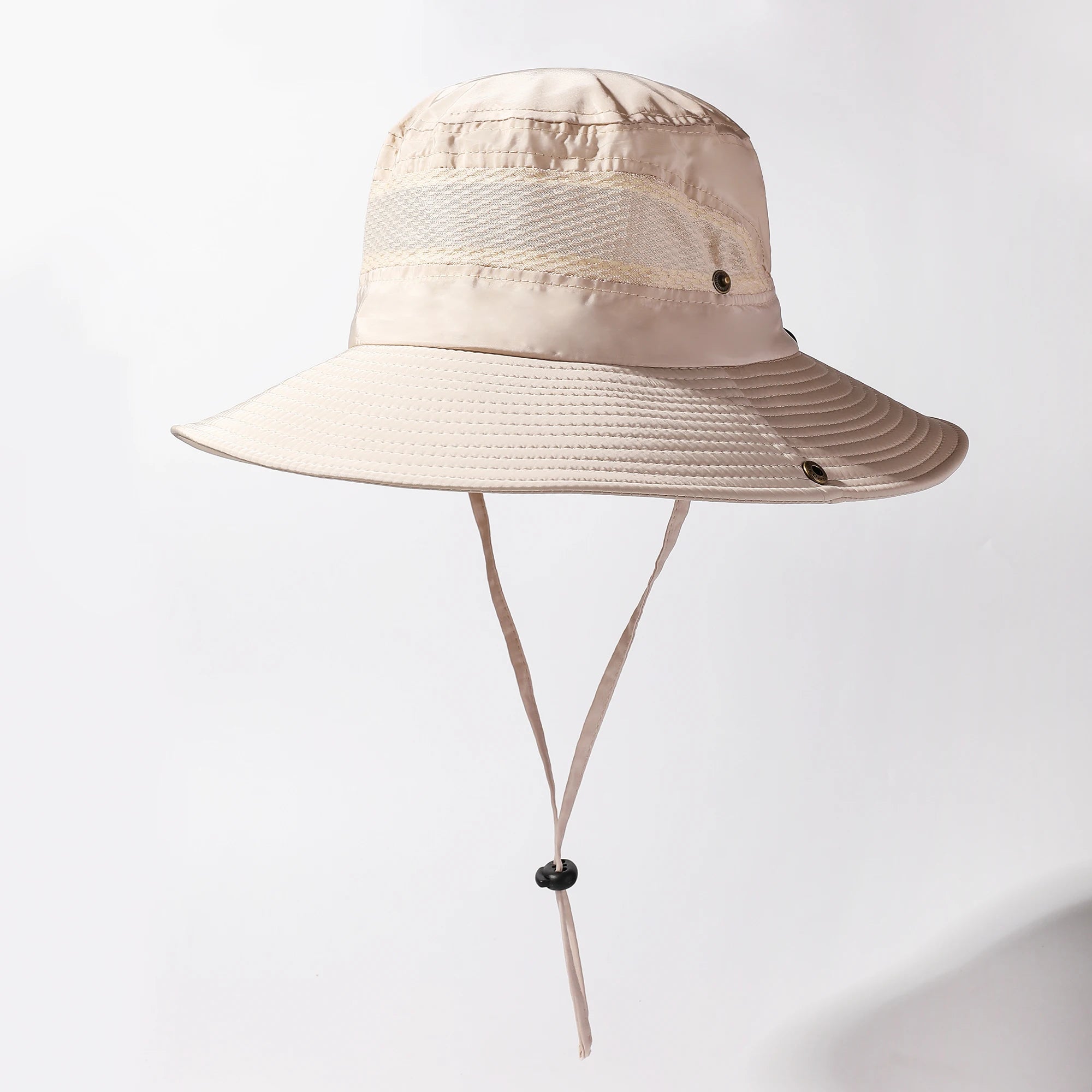 Sports Wide Brim Fishing Hat Nylon Factory Breathable Mesh Outdoor Hiking Hat Men and Women Summer Fisherman Hat