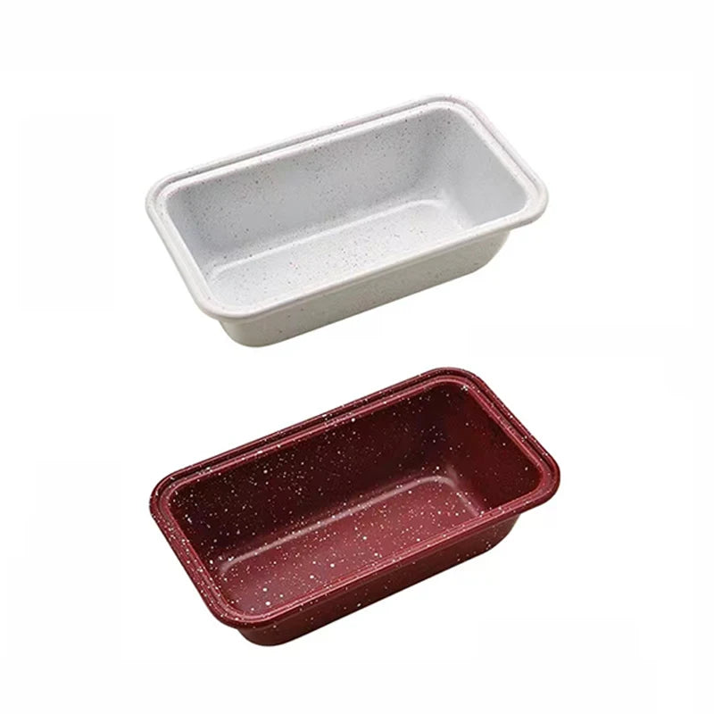 Hot Sale Eco-Friendly Modern Stainless Steel Rectangular Cake Mould Non-Stick Oven Bakeware Baking Pan Universal for All Ovens