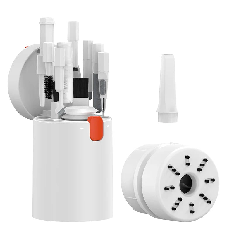 20 in 1 Keyboard Cleaning Brush With Desktop Vacuum Cleaner for Computers Keycap Phone for Airpods Tool Kit Earphone Screen