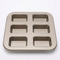 6 Cavity Carbon Steel Fernance Cake Baking Pan Chocolate Pastry Pudding Mousse Mold Cake Decoration Baking Tools