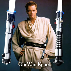 STAR LIGHTSABER Combat Dueling Blade Inspired Obi Wan Kenobi EP1 Light Sword Neopixel Fire Rainbow Color Change Lightsaber