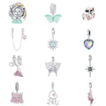 Adjustable Zircon Bead OEM 925 Silver Pink Cat Charm Beads Best Friend Lettering ZC Adjustable Trendy DIY Jewelry for Suppliers