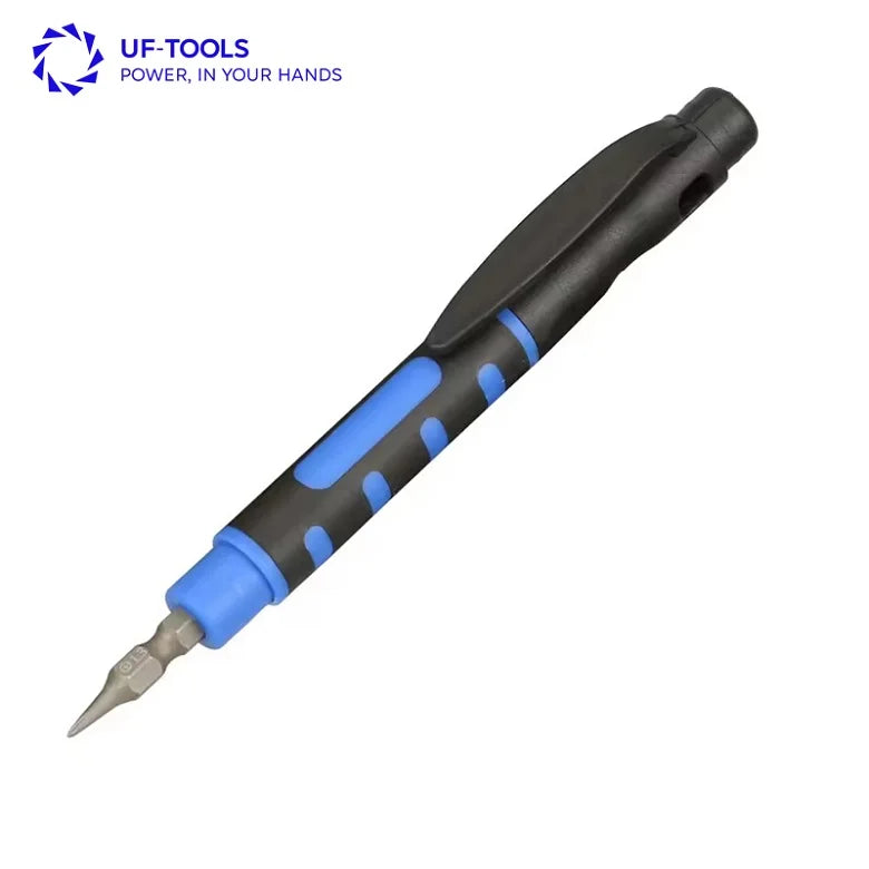 4-In-1 Pocket Pen Screwdriver Pack with Plastic Handle CRV Carbon Steel Bits for Mobile Phone Repair-DIY Industrial Tool