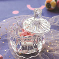 Modern Nordic Style Crystal Storage Jars Creative Candy Snacks Tea Clear Glass Jars Home Kitchen Decoration
