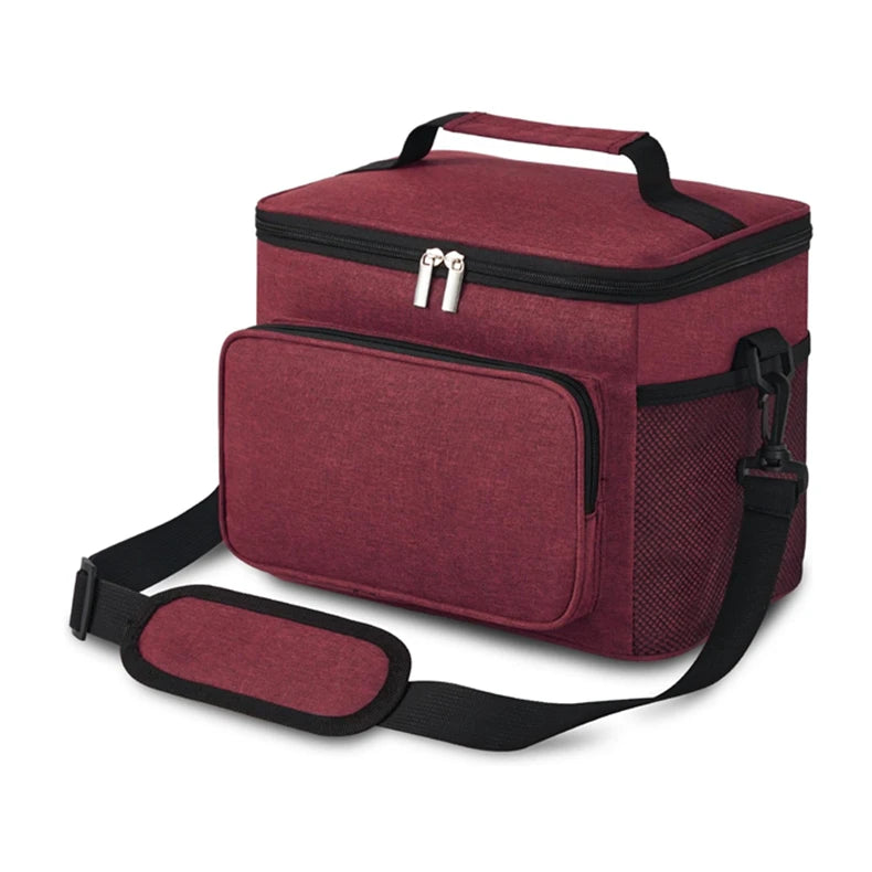 Custom High Quality Reusable Tote Lunch Bag Sublimated for Office Outdoor Picnic Adults Use-Insulated Cooler for Food Packing