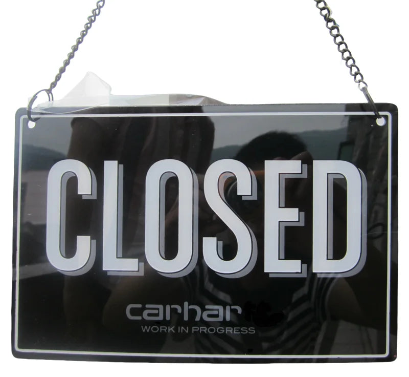 Custom Eco-friendly Acrylic & Plastic Open Closed Shop Sign Glossy Double Sided Printing