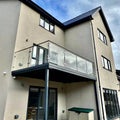 Reilbu Hot Sale Deck Outdoor Stainless Glass Railing Post Modern Design for Balcony