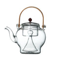 Hot Sale 800ml High Borosilicate Heat Resistant Transparent Glass Teapot with Infuser