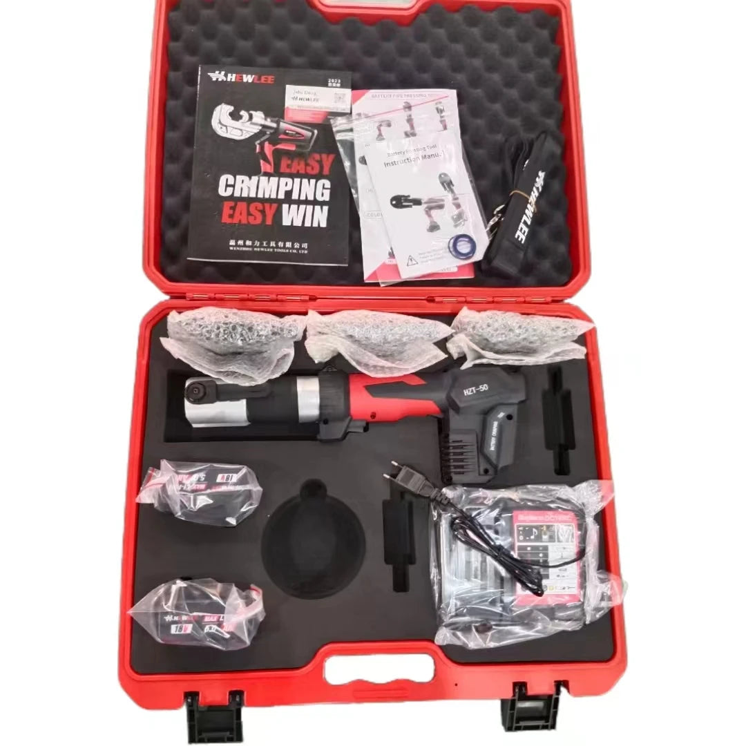 HEWLEE HZT-50 Battery Powered Hydraulic Pipe Crimping Tool Pipe Crimping Tool Pex Pipe Crimping Tool