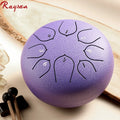 Cheap Price 6 Inch 8 Tone Steel Tongue Drum C Tone Kids Hluru