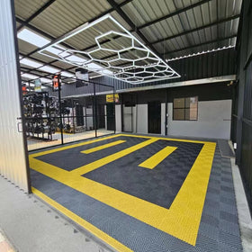 PVC PP Plastic Flooring Multiple Colors Interlocking Floor Tile for Garage