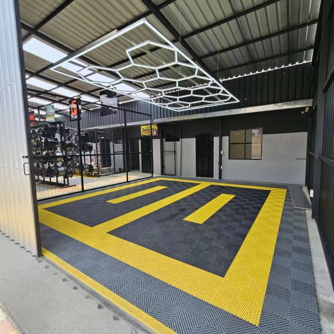 PVC PP Plastic Flooring Multiple Colors Interlocking Floor Tile for Garage
