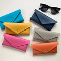 Reusable PU Leather Glasses Pouch Sleeve Cases Fashionable Sunglasses Eye Glasses Case Box
