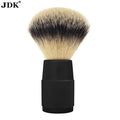 JDK Vegan Synthetic Hair Shaving Brush with Aluminium Handle