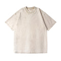 Fashion Design Summer Oem Custom logo Washed Distressed High Street Oversized Women t Shirt
