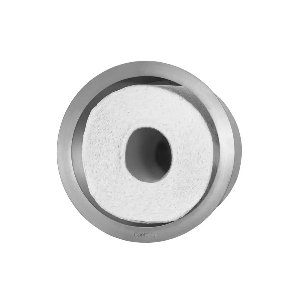 Modern Luxury Stainless Steel 304 Wall Mounted Toilet Roll Holder Invisible Design for Bathroom or Hotel Use