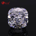 All Sizes 4K Crushed Radiant Ice Cut Cubic Zirconia Cushion Loose White Cz Stone Synthetic Cubic Zirconia