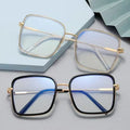 Big Frame Square Anti Blue Light Glasses Frame Oversized Computer Eyewear Frame for Women Men Square Optical Glasses Eyeglasses