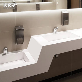 Bathroom Countertop Solid Surface Wall-mounted Sink Countertop Bathroom Washstand Counter
