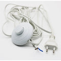 British Standard Power Cord Plug and Socket Ac Extension Power 2 Pin Plug on off Switch Cable Wire Power Cord Foot Pedal Switch