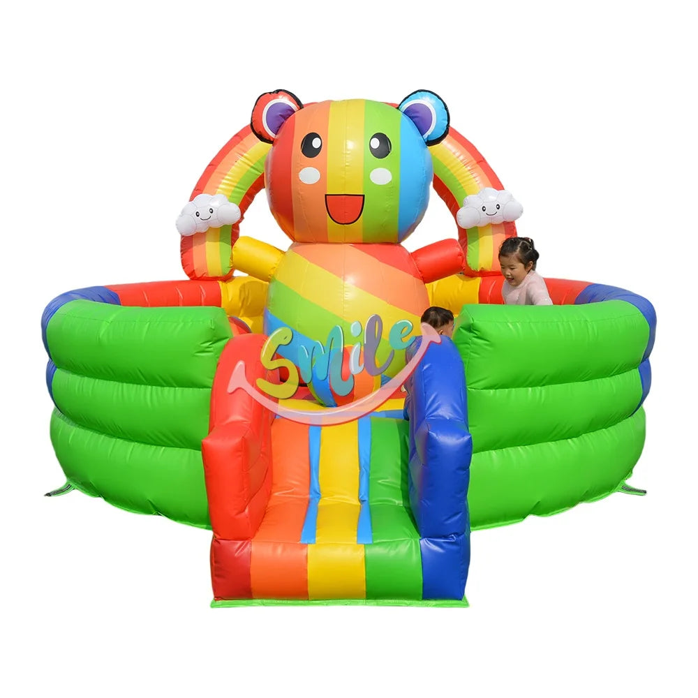 New Design Inflatable Bouncer Rainbow Bouncy Castle Inflatable Jumping Castles for Kids