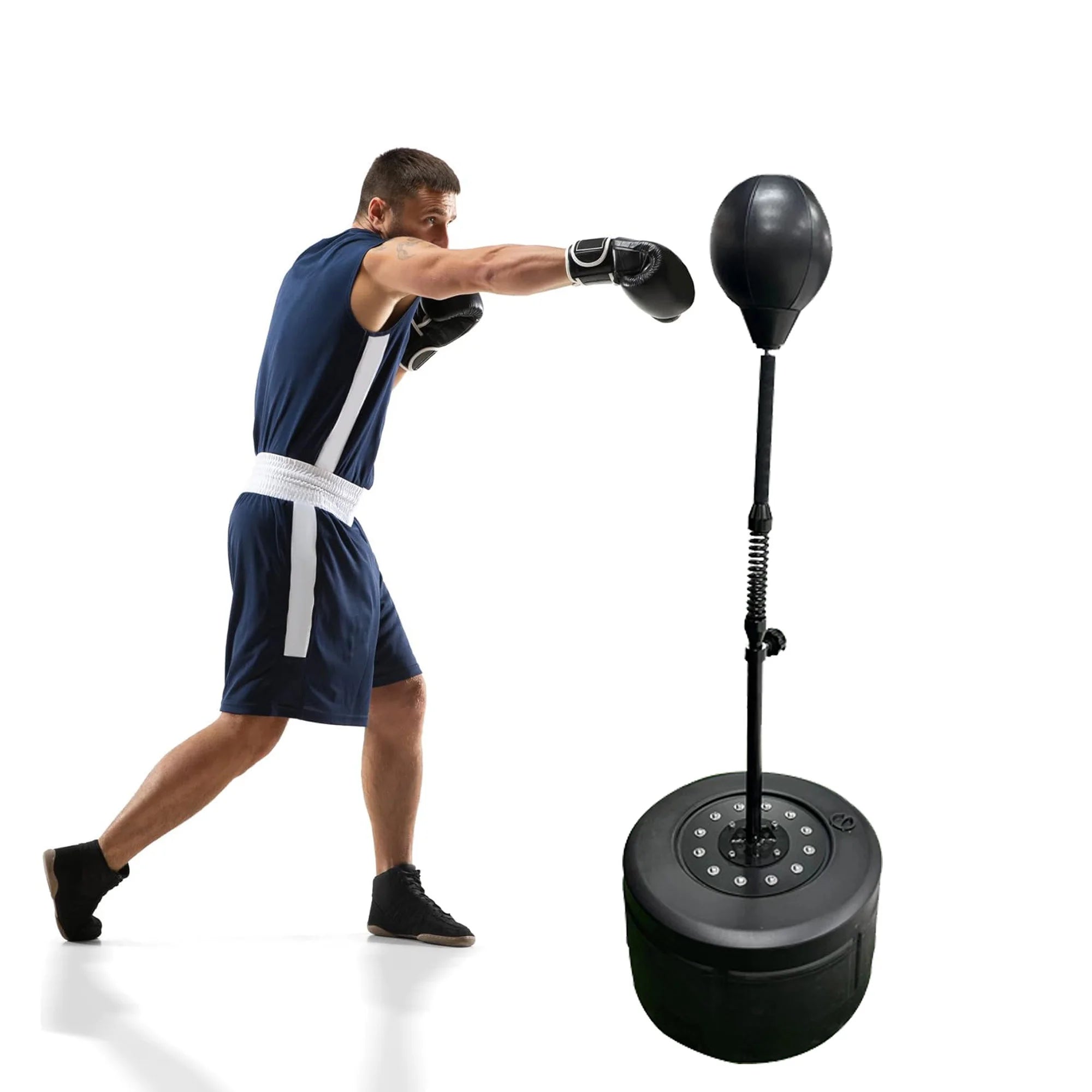 Evboxingfit Professional Adjustable Speed Ball Punching Reflex Boxing Bag for Kids Adults Move Training Speed Ball Punching Bag