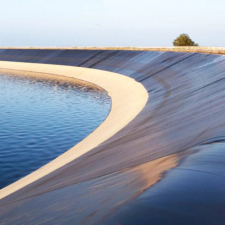 HDPE Shrimp Pond Liner Smooth Waterproof Geomembranes 1mm Hdpe Geomembrane Epdm Pond Liner Geomembrane for Foundation