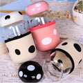 Cheap Cute 300ml Mini Portable Milk Juice Water Bottle Infuser Glass Drinking Water Bottle With Sleeve