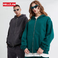 Custom Own Logo Men High Quality Cotton  Printed Zip Neck Hoodie Quantity OEM Plain Zip up Hoodie
