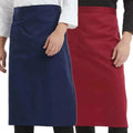 Professional Wholesale Kitchen Cooking Restaurant Cafe Pub Art Painting Baking Bistro Chef Waist Apron Half Aprons Chef Apron