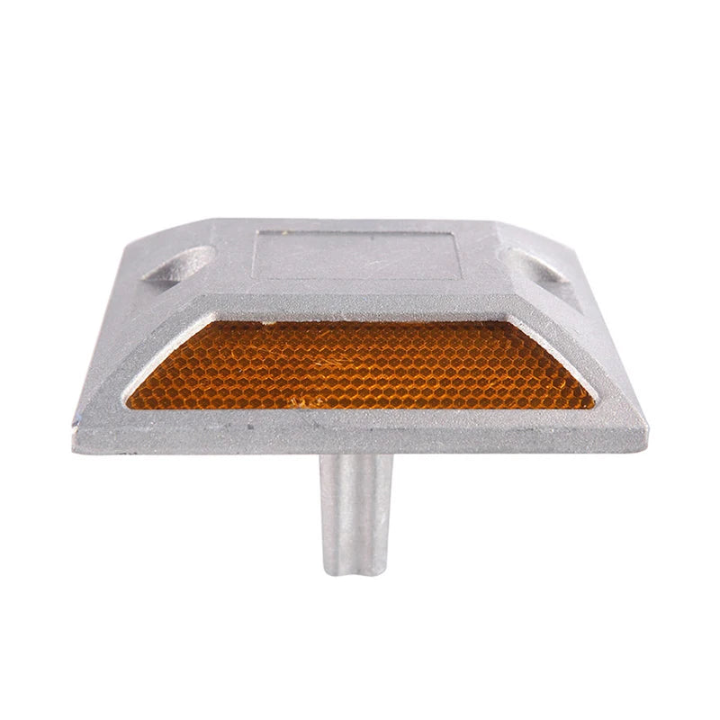Metal Delineator with Reflector Abrasion-resistant Coating Aluminum Cat Eyes Road Reflective Studs