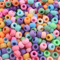 Multicolor 6*9mm Matte Acrylic Beads Dull Polish Spacer Beads for Jewelry Making Handmade DIY with Plastic & Lucite