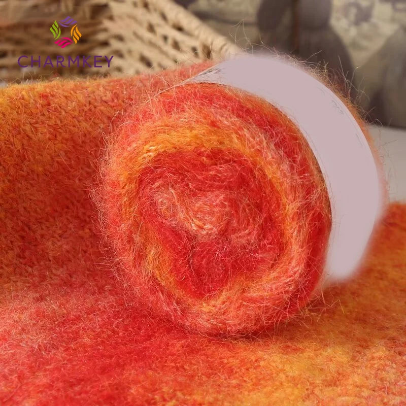 Charmkey  Hot Sale   High Quality 55% Mohair Wool  Fancy Yarn  for Knitting
