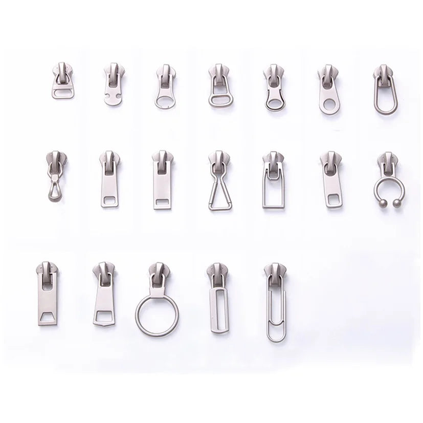Deepeel ZA116 5# Zipper Accessories Clothing Shoes Boots Luggage Backpack Zipper Pull Head Metal Zipper Slider