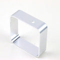 High Precision CNC Machined Anodized Aluminum Square Spacer with Mounting Hole Custom Aluminum Bracket for Industrial Equipment