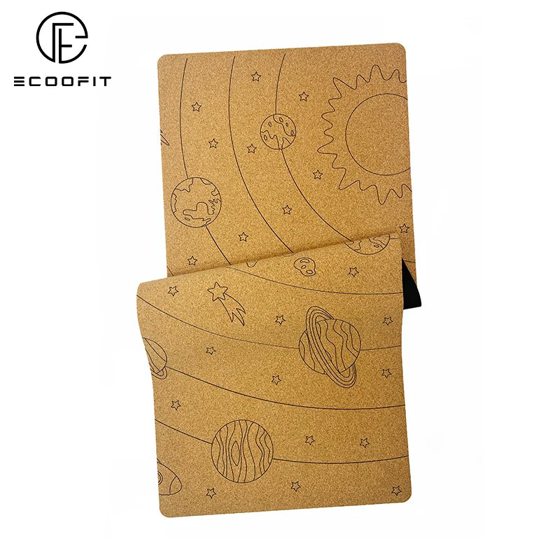 Yogi Me Children 153cm 120cm Thick Ecofriendly Natural Rubber Wholesale Custom Printed Rainbow Kids Yoga Mats