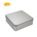 Custom Printed ISO9001 Certified Chocolate Square Metal Tin Container with Lid for Cosmetic Eye Cream and Nail Polish Oil
