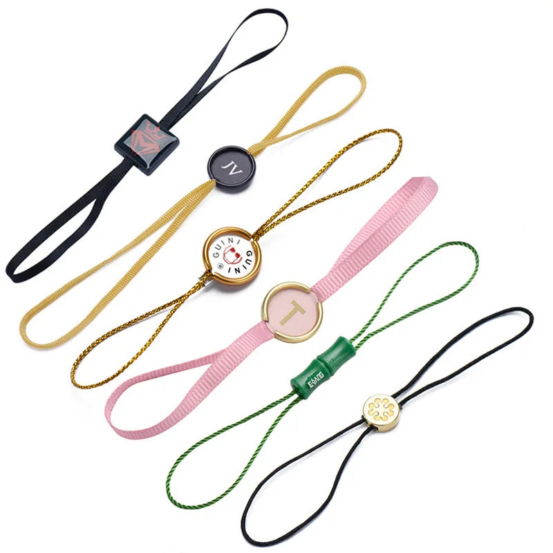 Custom Clothing Seal String Luxurious Silks Rope hang Tag Lace Labels Label Tag Clothing hang Tag Seal String