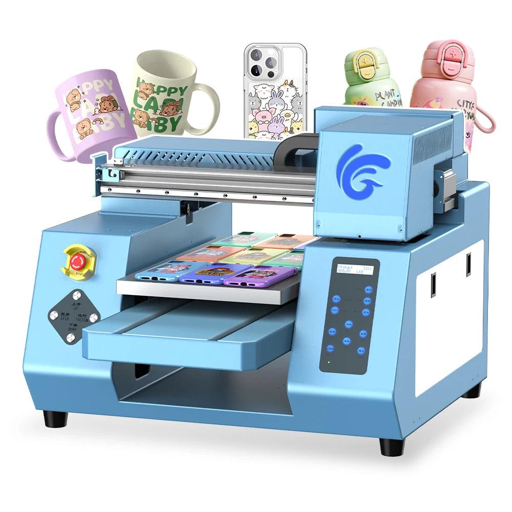 A3 UV Printer Uv Flatbed Printer Digital Printing Machine Printing Machine for Small Business