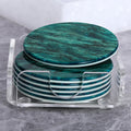 Personalized Creative Pot Holder Coffee Custom Stone Coaster  Acrylic Round Car coaster for Drink