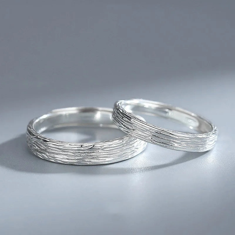 New Trendy Sweet Lover Simple Couple Ring Trend Personality Open Ring for Lover Men Women Adjustable Finger Ring