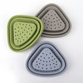 Home Kitchenware Space-saver Silicone Cooking Kitchen Folding Fruit Vegetables Strainer