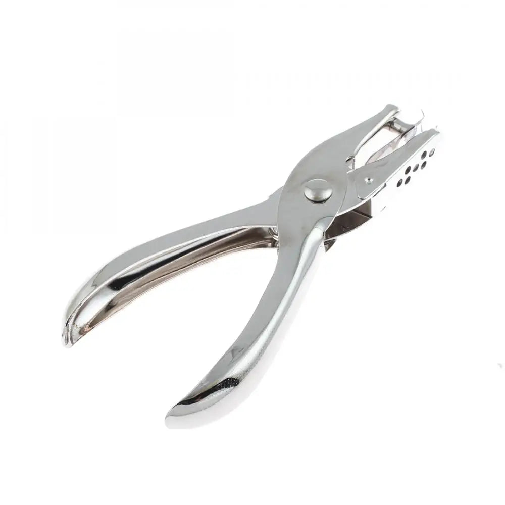 Wholesale Fashion Jewelry Stainless Steel Hole Punch Plier Portable & Durable Original Color 129x58x10mm 735034